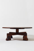 Muffin Man Coffee Table in solid walnut. Handmade solid wood coffee table by Phillip's Daughter