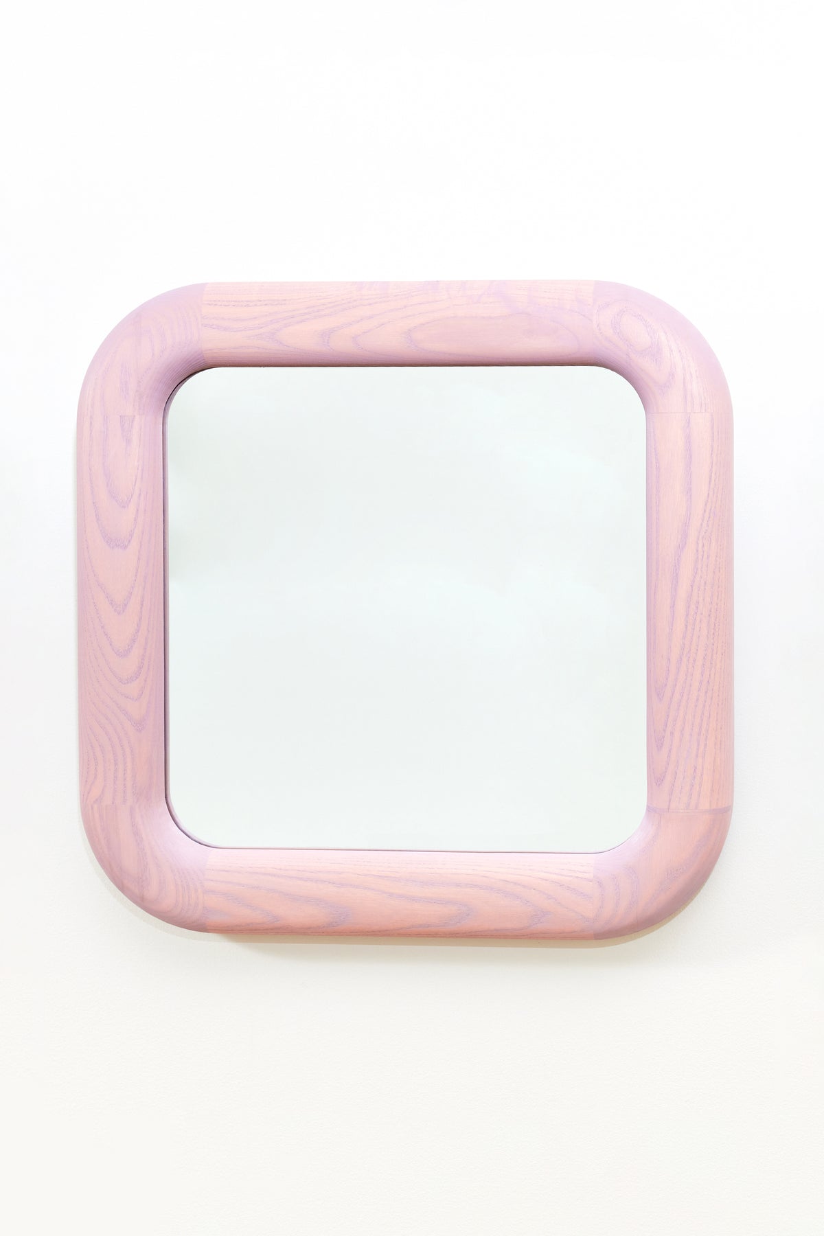 Gogo Mirror with Light Mulberry Ash wood frame. Handmade solid ash wall mirror by Phillip's Daughter
